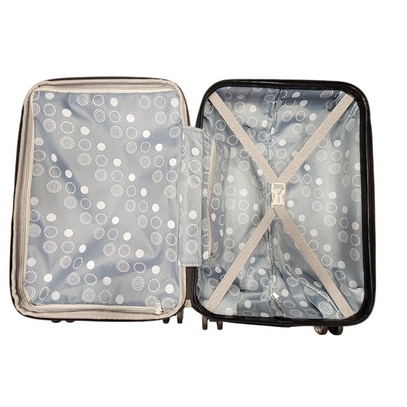 Rockland Melbourne Hardside Expandable Spinner Wheel Luggage, Champagne, Carry-o - Picture 5 of 7